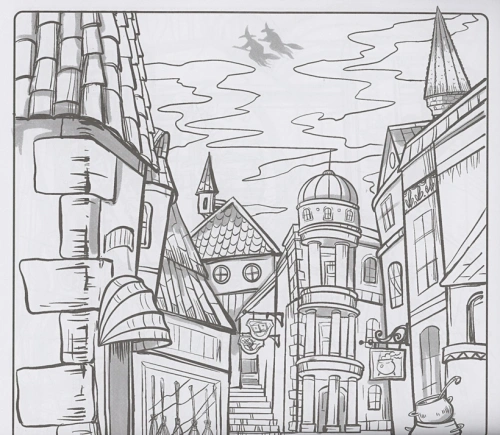 Раскрашиваем мир Гарри Поттера. Волшебная раскраска по мотивам любимой вселенной- купить в магазине Кассандра, фото, 9785041819613, 