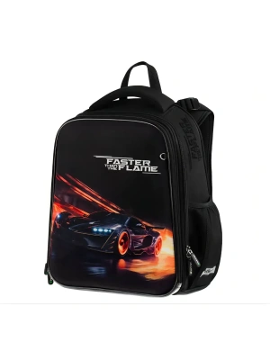 Ранец Berlingo Expert "Faster Than The Flame" 37*28*16см, 2 отделения, 2 кармана, анатомическая спин- купить в магазине Кассандра, фото, , 