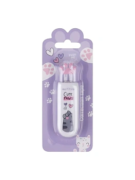 Корректирующая лента MESHU "Cute Paw", 5мм*6м, блистер, европодвес - купить в магазине Кассандра, фото, 4680211522278, 