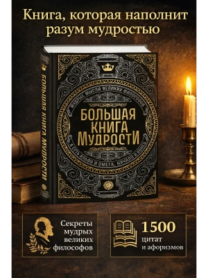 Большая книга мудрости (с короной)- купить в магазине Кассандра, фото, 9785042291449, 