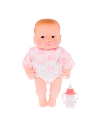 Мир куко.Кукла Пупс Маруся музыкальный интерактивный с бутылочкой 35см (пакет)- купить в магазине Кассандра, фото, 4631150243212, 