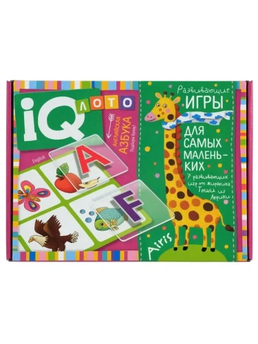 Пластиковое лото для малышей.5+.Английская азбука.English.Подбираем буквы, учим слова (нов)- купить в магазине Кассандра, фото, 4650388210872, 