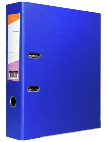 Папка-регистратор INFORMAT 75 мм двухстор.PVC синий метал.окант. съемн. мех. карман для ма- купить в магазине Кассандра, фото, 4602723171010, 