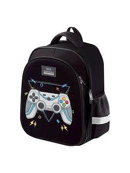 Ранец F?rst School Light "Computer games" 35*29*12см, 2 отделения, 2 кармана, анатомическая спинка - купить в магазине Кассандра, фото, 4680211655372, 