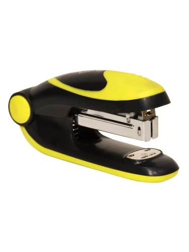 Степлер № 24/6, 26/6  INFORMAT ERGONOMICS до 20 листовластик черно-зелен.- купить в магазине Кассандра, фото, 4602723170969, 