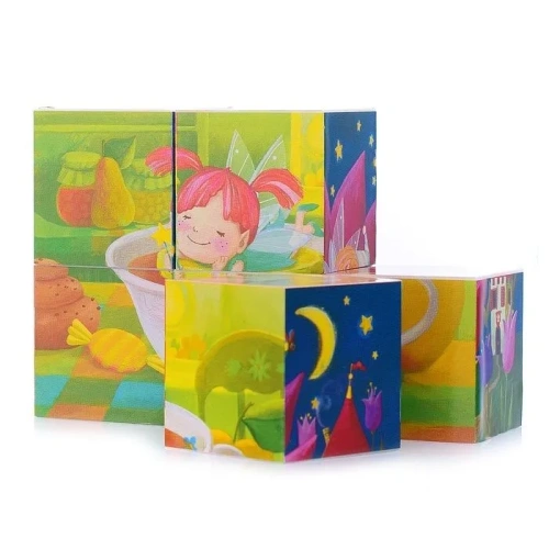 Умные кубики  в поддончике. 6 штук. Маленькая фея- купить в магазине Кассандра, фото, 9785811281497, 