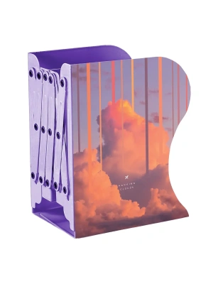 Подставка д/книг раздвижная 3 отдел. LOREX BOOKLOVER HANGING CLOUDS металл сиреневая- купить в магазине Кассандра, фото, , 