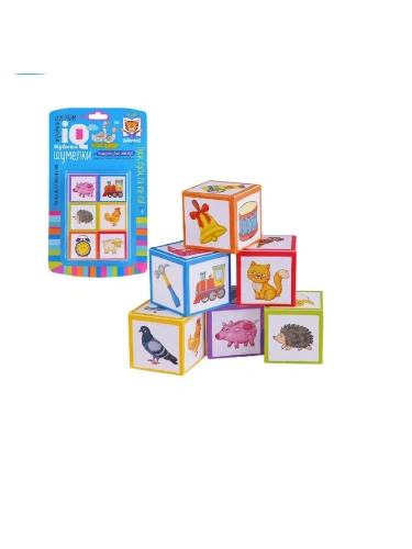 Умные кубики. Шумелки. 6 штук. Логопедические кубики. Гуси-гуси, га-га-га! 1+- купить в магазине Кассандра, фото, 9785811281084, 