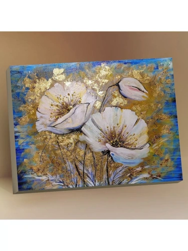 Картина по номерам с поталью (40х50) ЗАПАХ ЛЕТА (21 цвет)- купить в магазине Кассандра, фото, 4660011891279, 