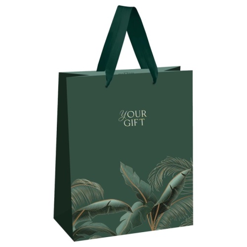 Пакет подарочный 26*32*12см MESHU "Мир тропиков", отд. фольгой, матовая ламинация- купить в магазине Кассандра, фото, 4680211499839, 
