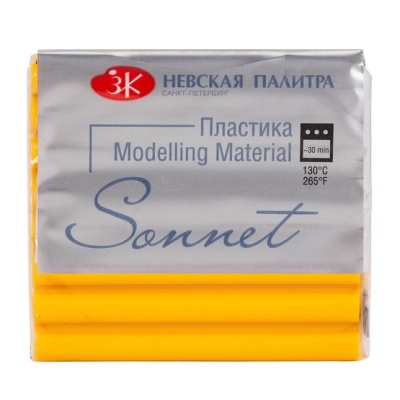 Полимерная глина " Сонет " брус 56гр лимонный- купить в магазине Кассандра, фото, 4607128085078, 
