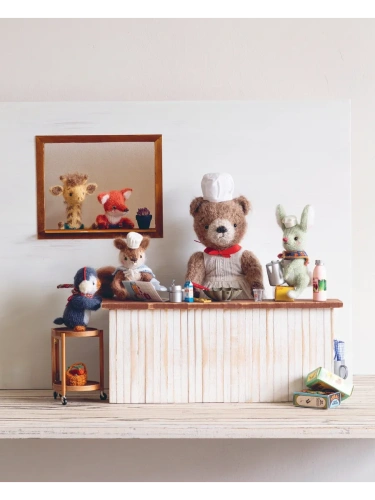 Шарнирные игрушки на спицах. Мягкие, пушистые, подвижные- купить в магазине Кассандра, фото, 9785041991333, 