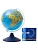 Глобус физический рельефный 210мм " Globen " синяя подставка - купить в магазине Кассандра, фото, 4680009930711, 