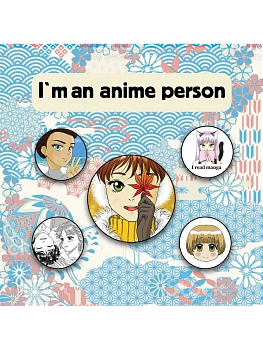 Набор значков. I'm an anime person (5 шт.) - купить в магазине Кассандра, фото, , 