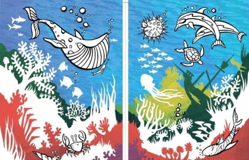 Силуэты. Книга для раскрашивания- купить в магазине Кассандра, фото, 9785990719361, 