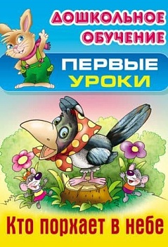 ДОШКОЛЬНОЕ ОБУЧЕНИЕ.ПЕРВЫЕ УРОКИ.(А5+).КТО ПОРХАЕТ В НЕБЕ - купить в магазине Кассандра, фото, 9789851713017, 