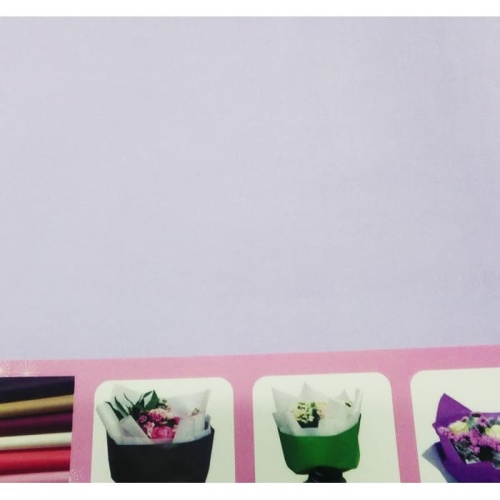 Бумага крафт цвет 60*60 см лист(20 шт) 80 гр (Сиреневый 1/1/50)- купить в магазине Кассандра, фото, 4631139827501, 