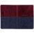 Обложка для паспорта OfficeSpace "Duo", кожа, бордо+синий, тиснение фольгой- купить в магазине Кассандра, фото, 4680211338305, 