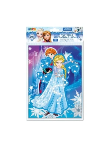 Мозаика кристальная фигурная Снежные принцессы МУЛЬТИ АРТ- купить в магазине Кассандра, фото, 4660254443044, 