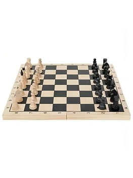 Шахматы, шашки, нарды (3в1), деревянные, большая доска 40*40 см, ЗОЛОТАЯ СКАЗКА, 664671 - купить в магазине Кассандра, фото, 4606224335902, 