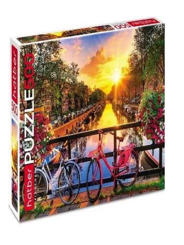 Пазлы " Hatber "  500элементов Теплый вечер 46*34см, картонная упаковка- купить в магазине Кассандра, фото, 4606782200827, 