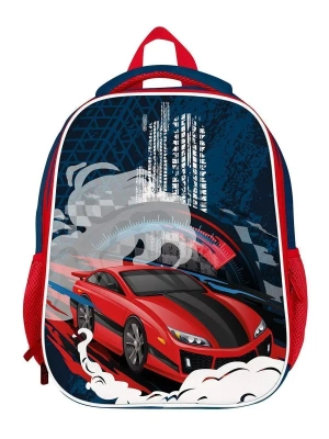 Рюкзак подрост. Schoolformat ERGONOMIC LIGHT 2 RED RIDE 19 синий 38х29х18 жестк. ка- купить в магазине Кассандра, фото, , 