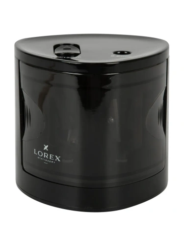 Точилка электрич. LOREX TOTAL BLACK, корпус пластик черн. с контейнером- купить в магазине Кассандра, фото, 4602723185024, 