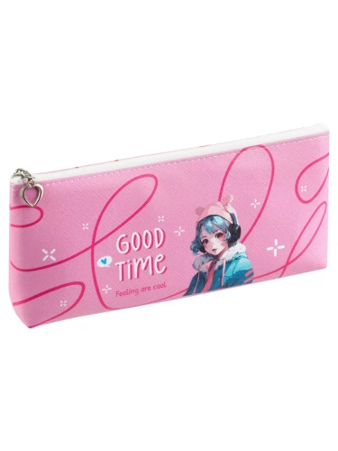 Пенал мягкий 200*85*30 MESHU "Good time", искусственная кожа- купить в магазине Кассандра, фото, 4680211557928, 