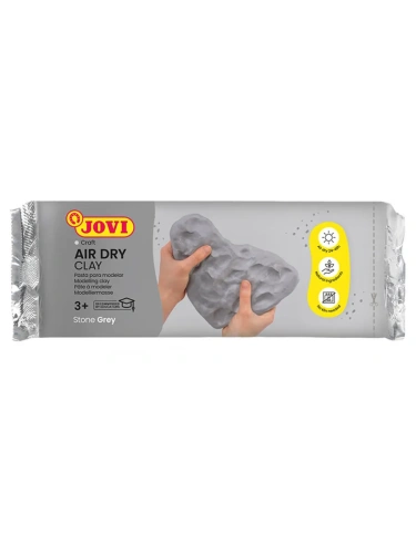Паста для моделирования JOVI, отвердевающая, серый, 500г, вакуумный пакет- купить в магазине Кассандра, фото, 8412027029896, 