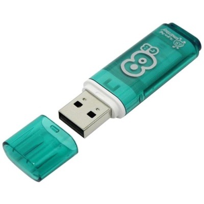  Smart Buy "Glossy"  8GB, USB 2.0 Flash Drive, -    , , 4690626001206, 