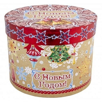 Подарочная коробка Новогодние колокольчики - купить в магазине Кассандра, фото, , 