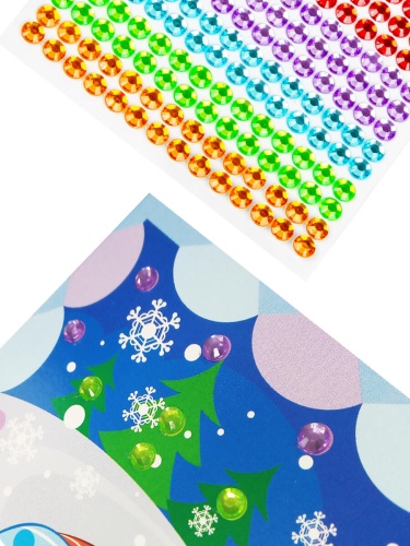 Набор для творчества. Рисунок из страз. "Зайчонок- купить в магазине Кассандра, фото, 4606088046655, 