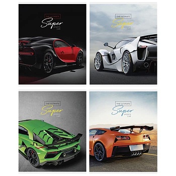 Тетрадь 48л., А5, клетка ArtSpace "Авто. Ultimate super cars" - купить в магазине Кассандра, фото, 4680211223984, 