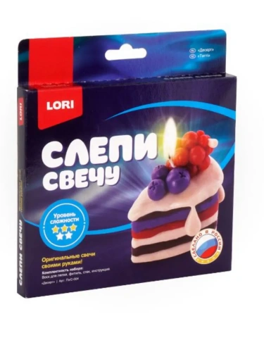 СЛЕПИ СВЕЧУ "ДЕСЕРТ" в кор.24шт- купить в магазине Кассандра, фото, 4690591030935, 