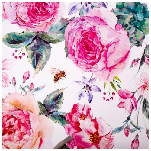 Бумага упаковочная глянцевая «Летние цветы», 70 ? 100 см 2505168- купить в магазине Кассандра, фото, 6900025051688, 
