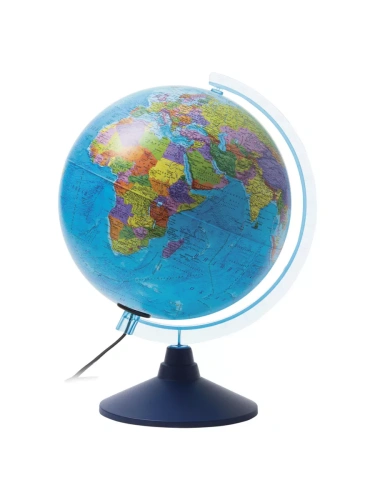 Глобус политический с подсветкой от сети 250мм " Globen "- купить в магазине Кассандра, фото, 4680009930780, 