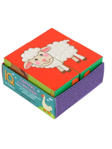 Умные кубики в поддончике. 4 штуки. Домашние животные (new)- купить в магазине Кассандра, фото, 9785811280681, 