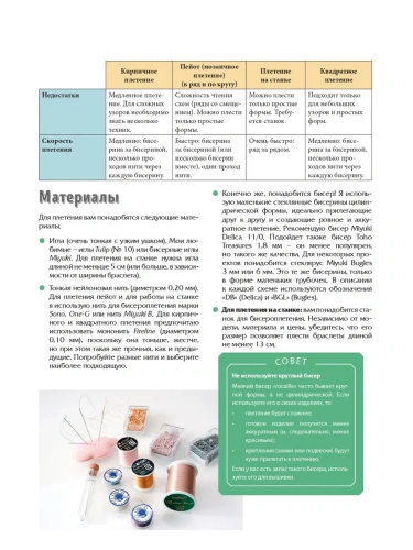 Бисер шаг за шагом. 9 основных техник, 100 готовых схем. Полное пошаговое руководство по работе с би- купить в магазине Кассандра, фото, 9785042007675, 