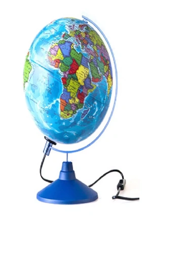 Глобус политический рельефный с подсветкой от сети 250мм " Globen "- купить в магазине Кассандра, фото, 4680009930957, 