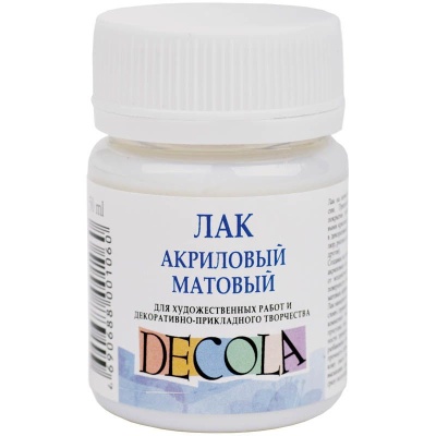 Лак акриловый " Decola " матовый 50мл- купить в магазине Кассандра, фото, 4690688001060, 
