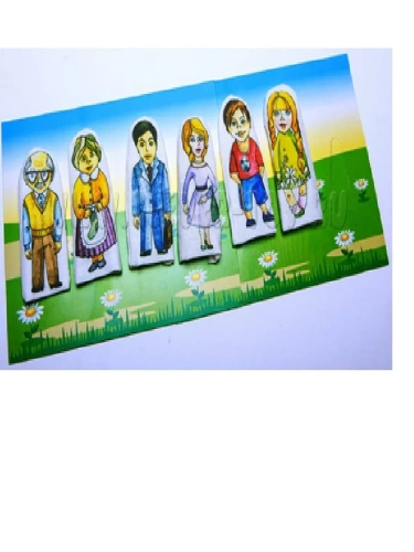 Набор пальчиковых кукол"Семья"- купить в магазине Кассандра, фото, , 