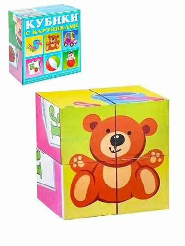 Кубики в картинках 34 (Игрушки)- купить в магазине Кассандра, фото, 4607038276061, 