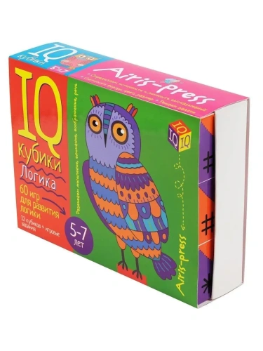 Умные кубики. Логика. 60 игр для развития логики- купить в магазине Кассандра, фото, 9785811270712, 