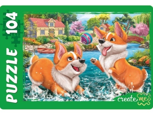ПАЗЛЫ 104 элемента. ЗАБАВНЫЕ КОРГИ №2 (Арт. П104-6504)- купить в магазине Кассандра, фото, 4620129765046, 