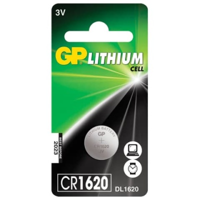 Батарейки GP Lithium CR1620 бл/1шт- купить в магазине Кассандра, фото, 4891199028151, 