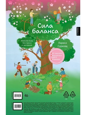 Сила баланса: work-life-study без стресса и выгорания (карта желаний в тубусе)- купить в магазине Кассандра, фото, 9785171797621, 