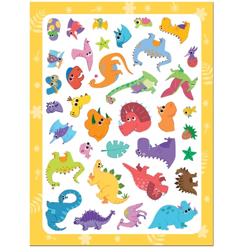 Стикерпаки. Набор наклеек. Динозавры- купить в магазине Кассандра, фото, 9785431522420, 