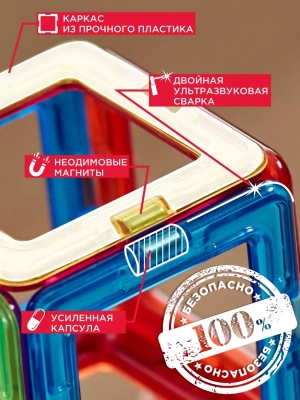 Конструктор MAGFORMERS 713028 Transform wheel Set 1 дет.- купить в магазине Кассандра, фото, 730658130285, 