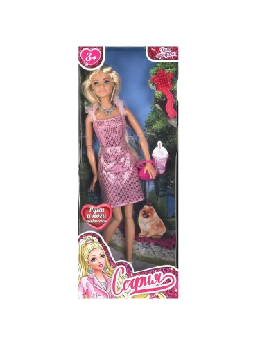 Кукла 29см София, руки и ноги сгиб., акс, кор КАРАПУЗ в кор.24шт- купить в магазине Кассандра, фото, 4660254442160, 