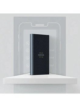 Телефонная книга А5, 80л., 7БЦ, OfficeSpace "Моноколор. Dark", выборочный УФ-лак, с высечкой - купить в магазине Кассандра, фото, 4680211534967, 